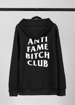 Aight* Hoodie - Anti Fame Bitch Club black