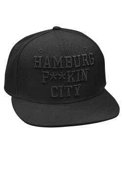 Aight* Cap - Hamburg Fuckin City black on black