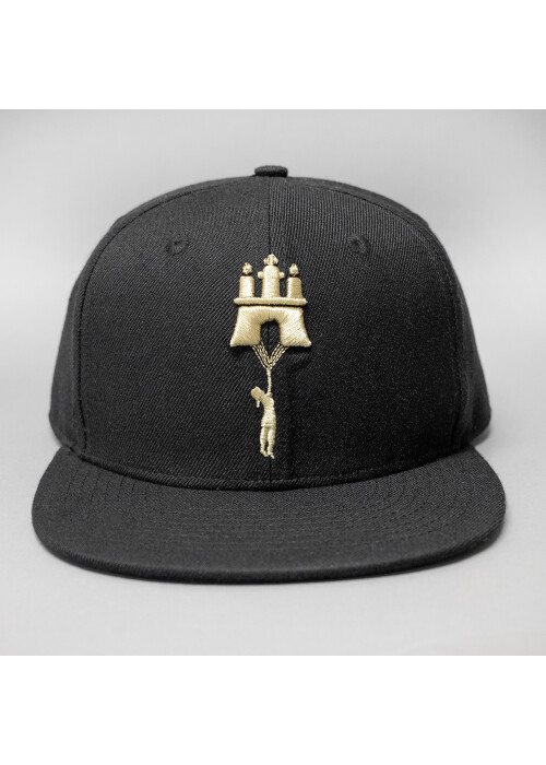 Aight* Cap - Flying Emb black gold