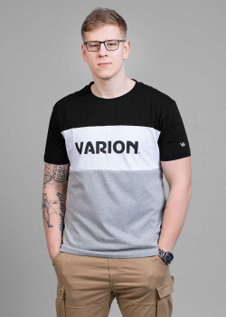 Aight* x Varion T-Shirt - 3 Tone black white grey