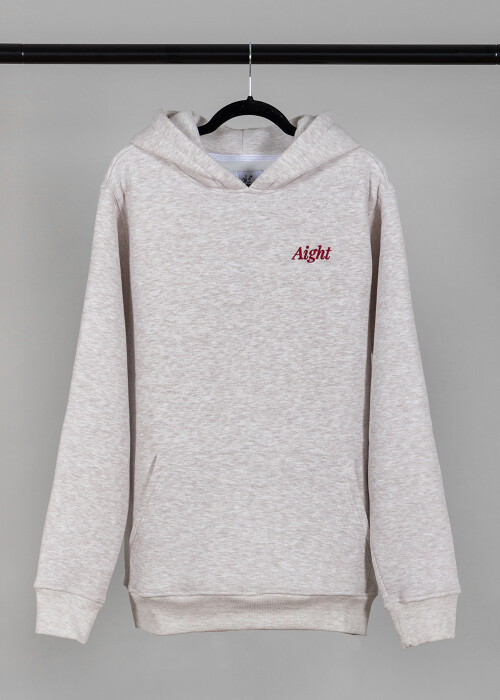 Aight* Hoodie - Focus creme melange