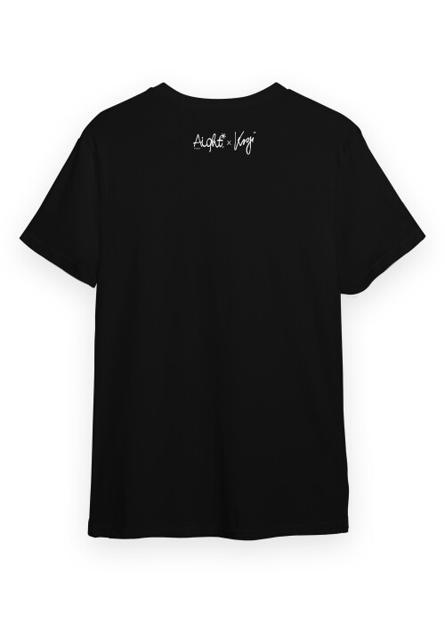 Aight* x Krogi Support T-Shirt - UNAIGHTED* black