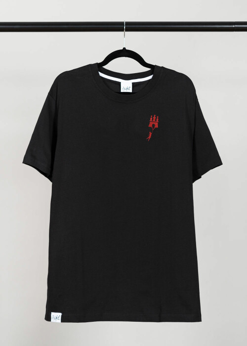 Aight* T-Shirt - Flying black / cherry red
