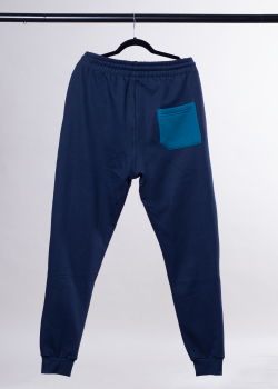 Aight* Sweatpant - "Shared" navy / teal / creme...