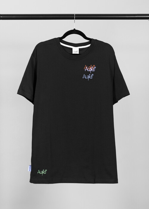 Aight* T-Shirt - Criss Cross black XL