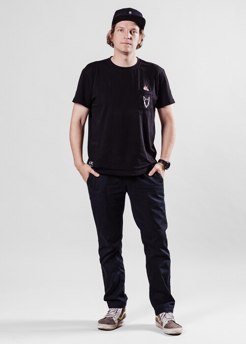 Krogi T-Shirt - Eichhörnchen PCT black XL