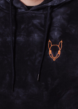 Krogi Hoodie - Eichhörnchen batik blue