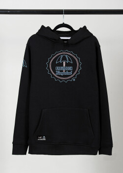 Aight* x F+K Hoodie - FUK Retro Lines black