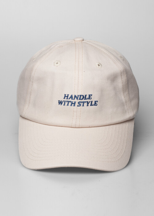 Aight* Dad Hat - Handle with Style creme white