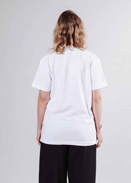 Aight* x F+K T-Shirt - FUK Retro Lines white