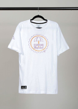 Aight* x F+K T-Shirt - FUK Retro Lines white