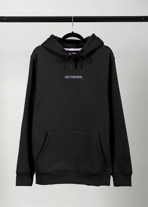 Aight* Hoodie - Outsider black / white