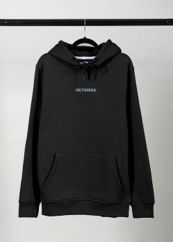 Aight* Hoodie - "Outsider" black / white