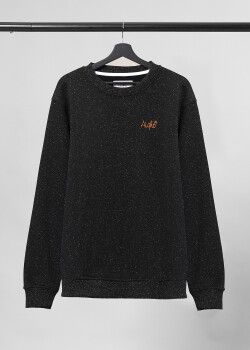 Aight* Sweatshirt - "OG Emb" black nips XXL