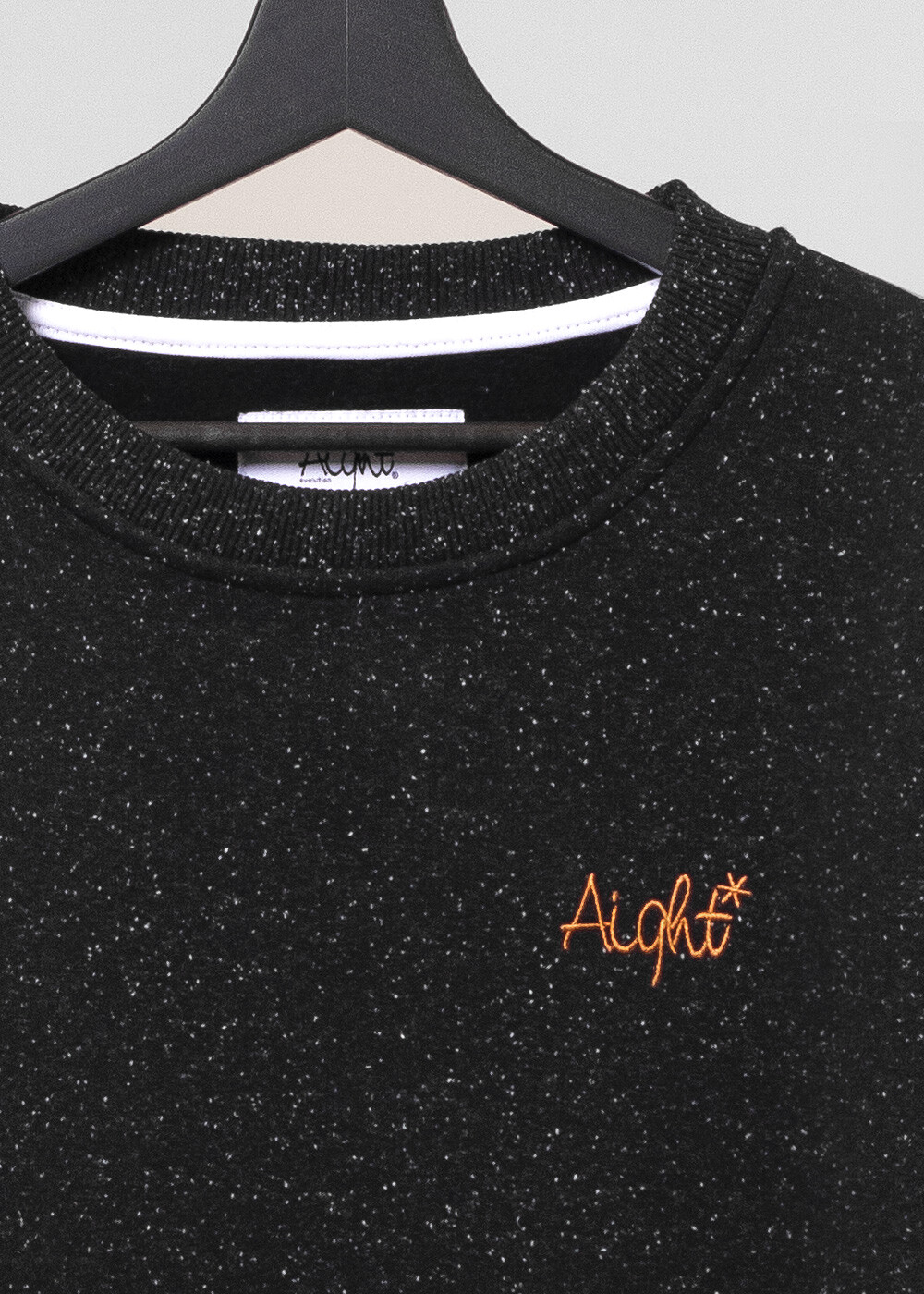 Aight* Sweatshirt - "OG Emb" black nips XXXL