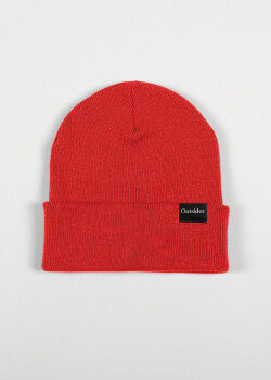 Aight* Beanie "Outsider" red
