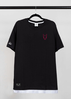 Krogi T-Shirt - "Eichhörnchen" black pink