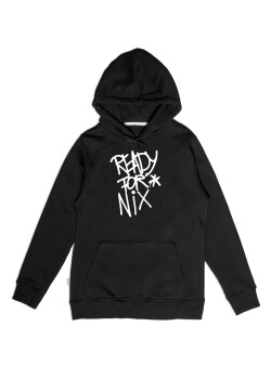 Aight* Hoodie - &quot;Ready for Nix&quot; black...