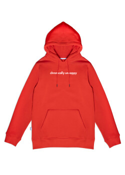 Aight* Hoodie - "Chronically Unhappy" supa red