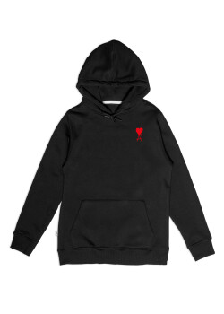 Aight* Hoodie - &quot;Hearty&quot; black red