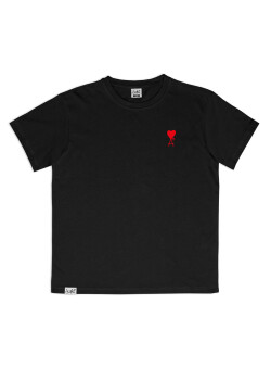 Aight* T-Shirt - &quot;Hearty&quot; black red