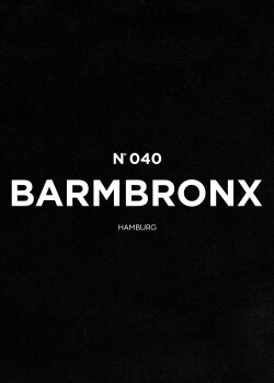 Aight* Hoodie - "Barmbronx" black white