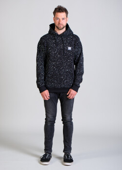 Aight* Hoodie - Space Splatter cosmo black