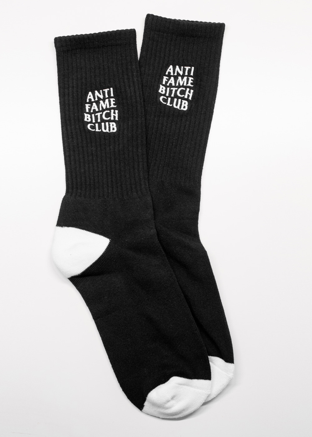 Aight* Socken "Anti Fame Bitch Club" black white