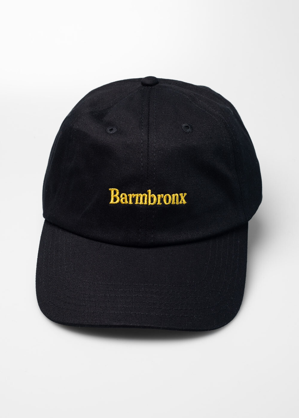 Aight* Dad Hat - "Barmbronx" black yellow