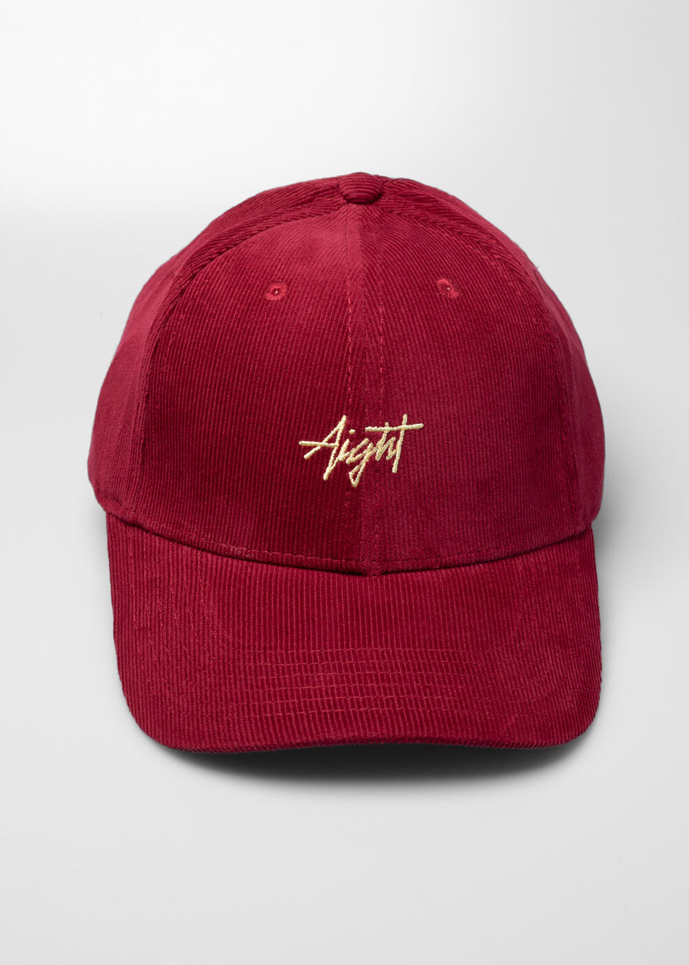 Aight* Dad Hat - "Tag" cord burgundy