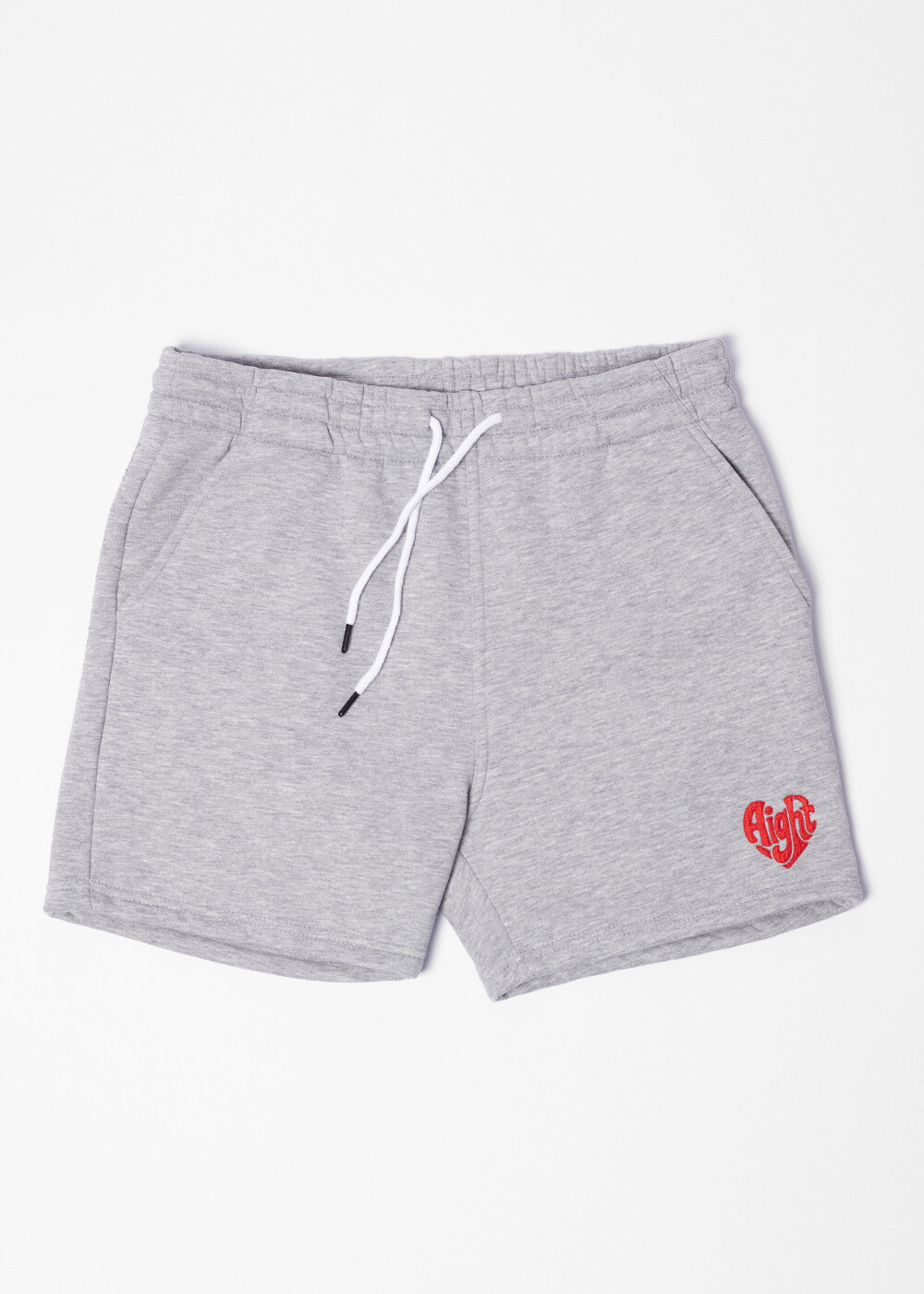 Aight* Sweatshort - "Hearth" grey melange