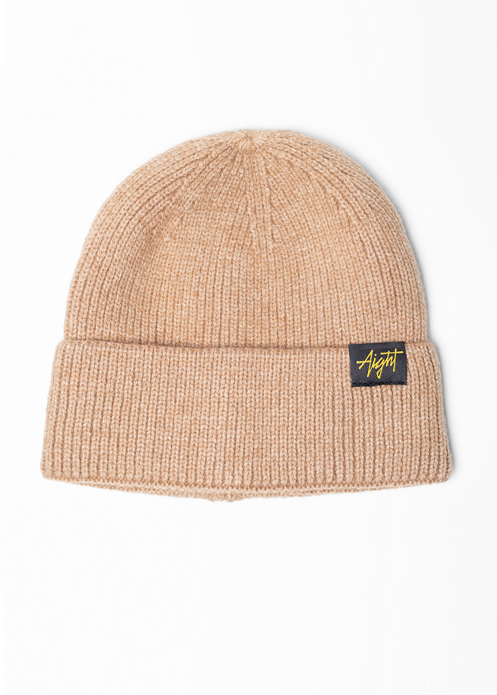 Aight* Knit Beanie &quot;Tag&quot; hazelnut