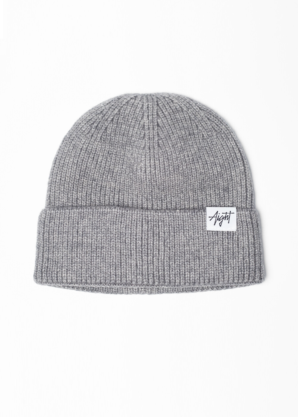 Aight* Knit Beanie &quot;Tag&quot; dark grey