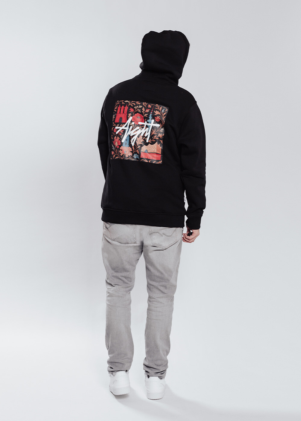 Aight* Hoodie - "Flow" blk