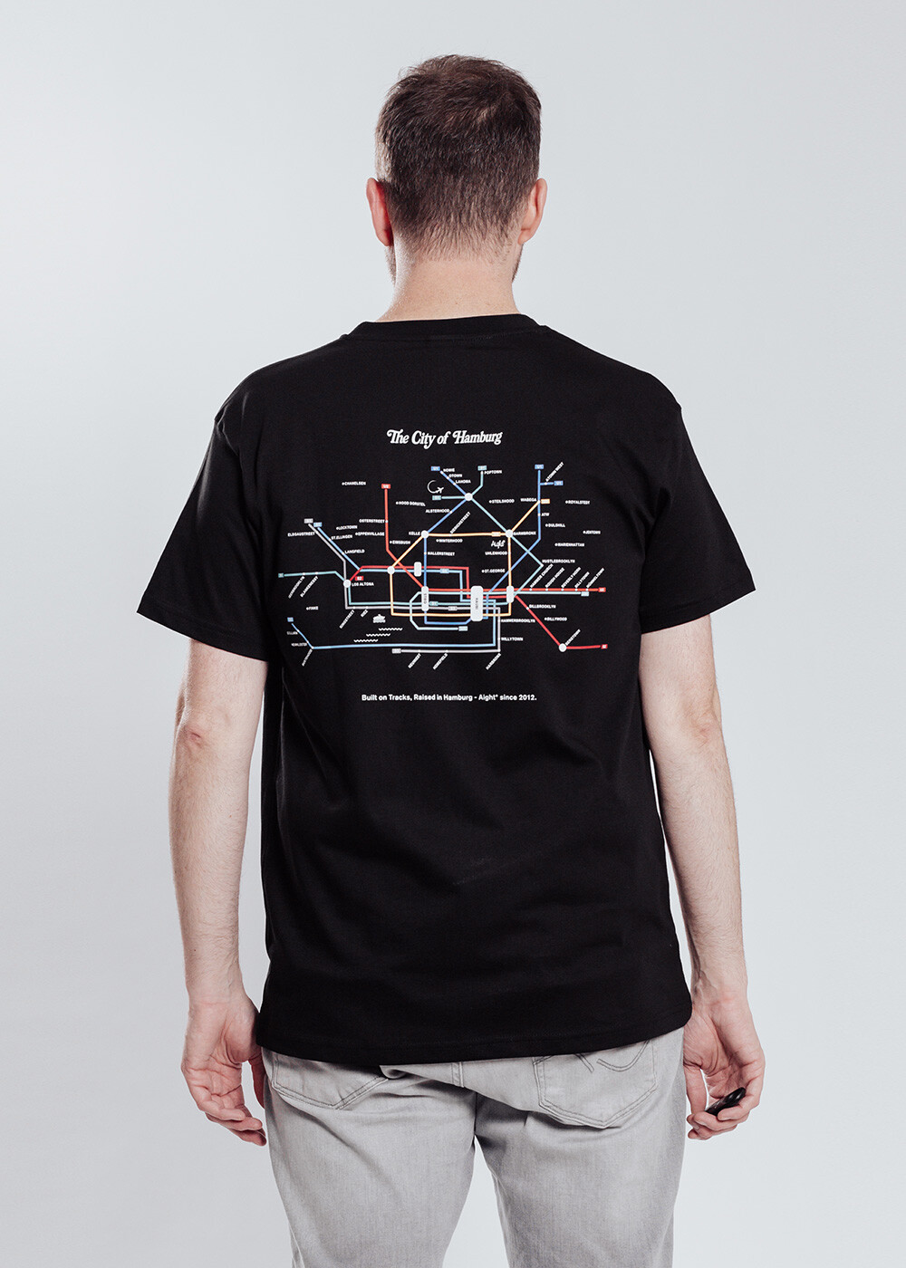 Aight* T-Shirt - "District Map" black