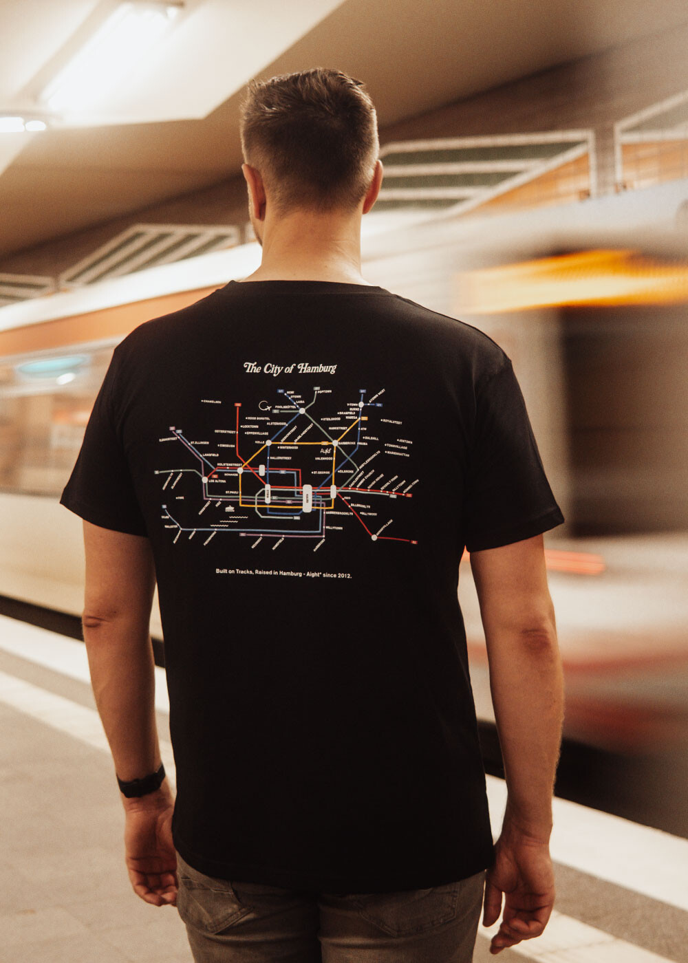 Aight* T-Shirt - "District Map" black