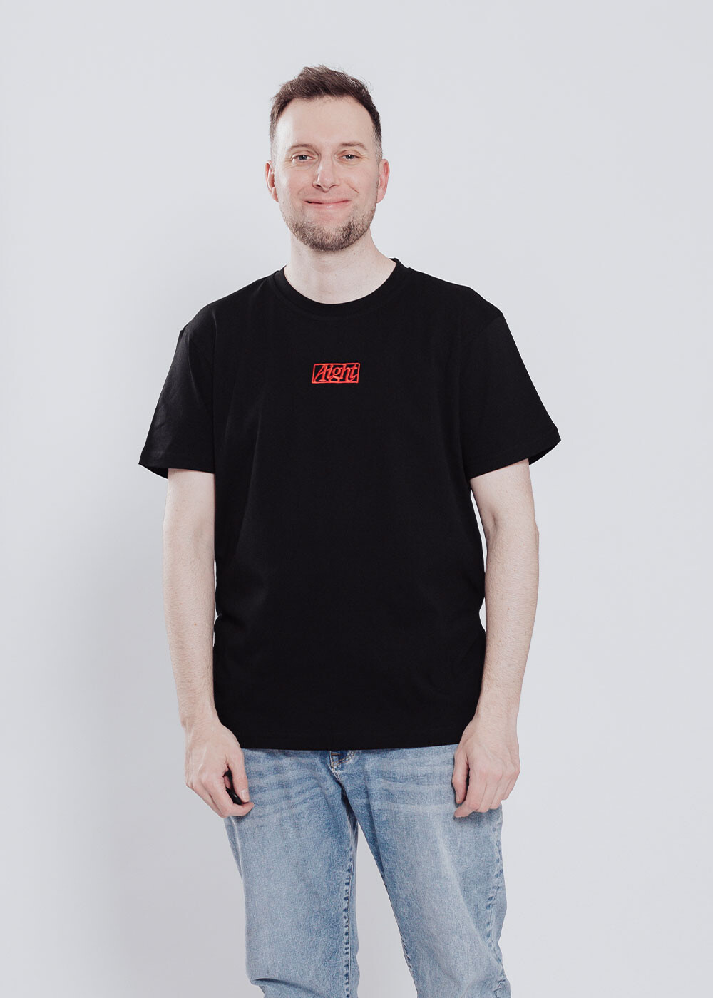 Aight* T-Shirt "Galant" black red