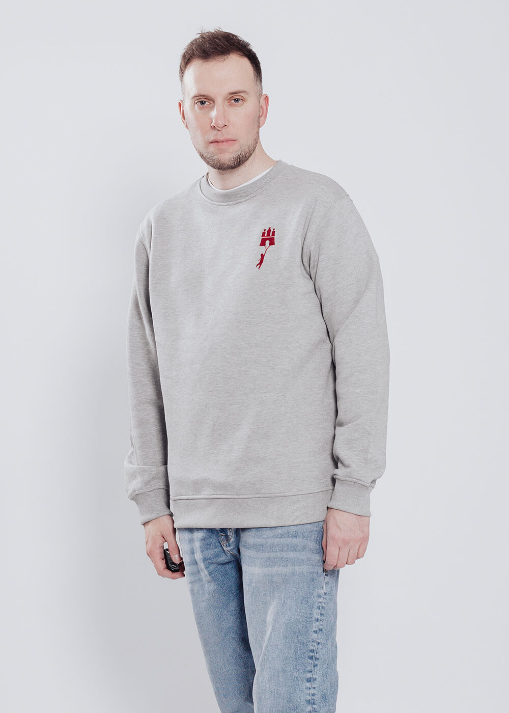 Aight* Sweatshirt - "Flying" grey...