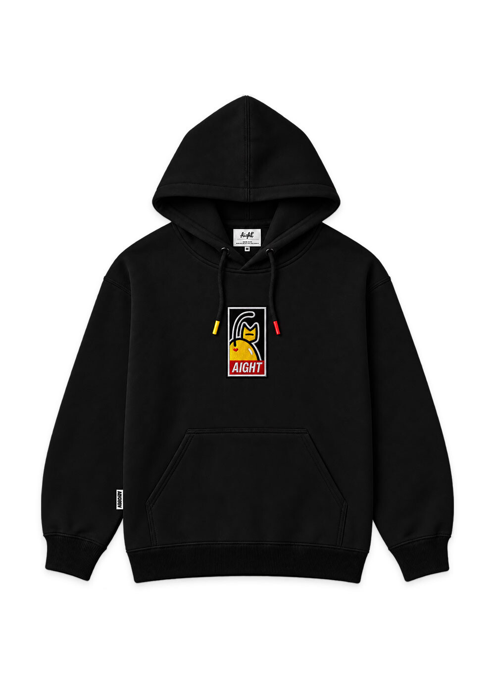 Aight* x Fat Cap Cat Artist Edition Hoodie - "EMB Cat&q