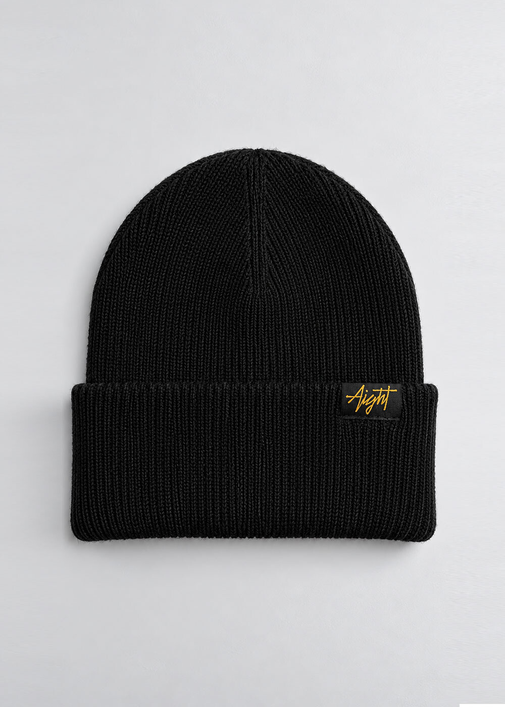 Aight* Knit Beanie - "Tag" black