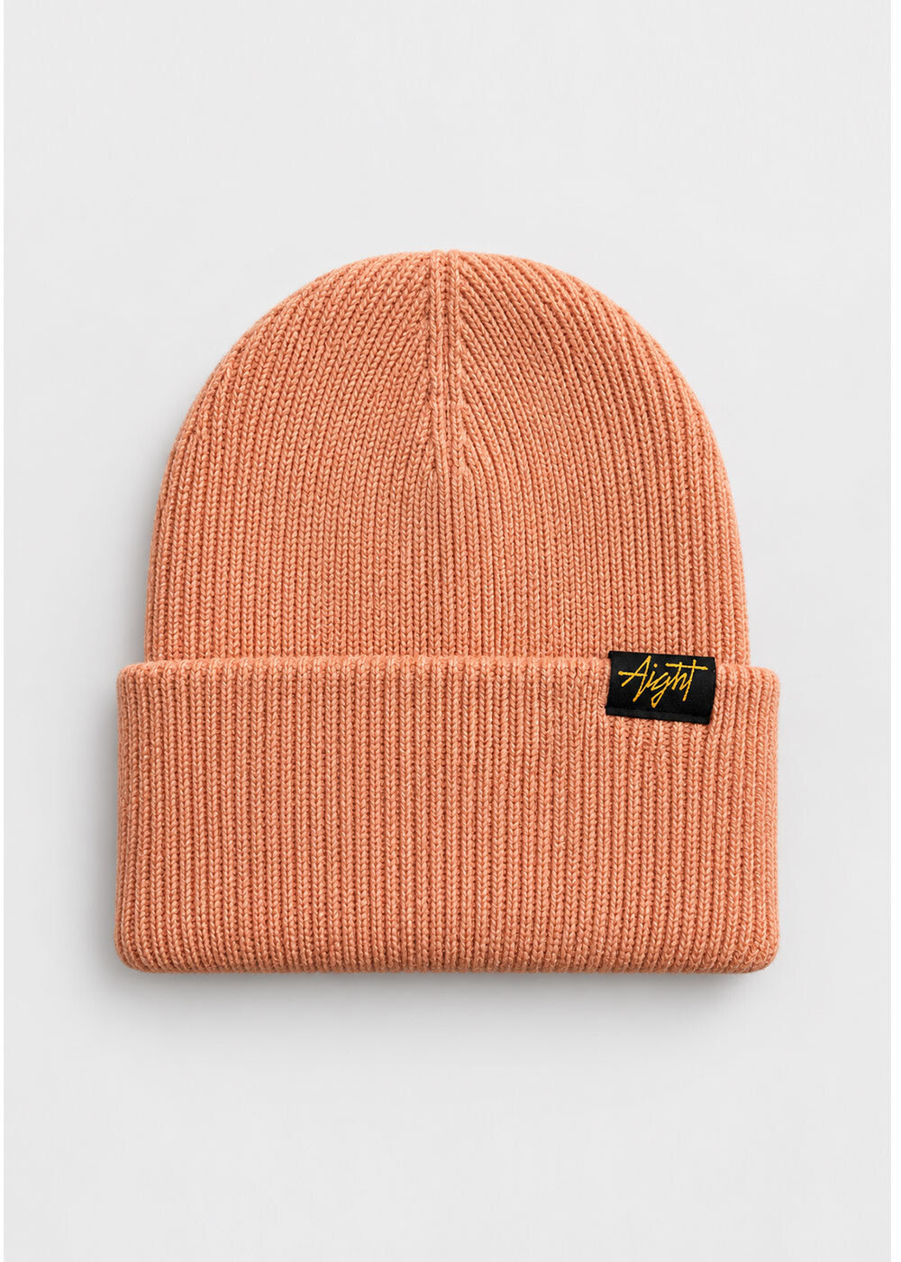 Aight* Knit Beanie - "Tag" rose