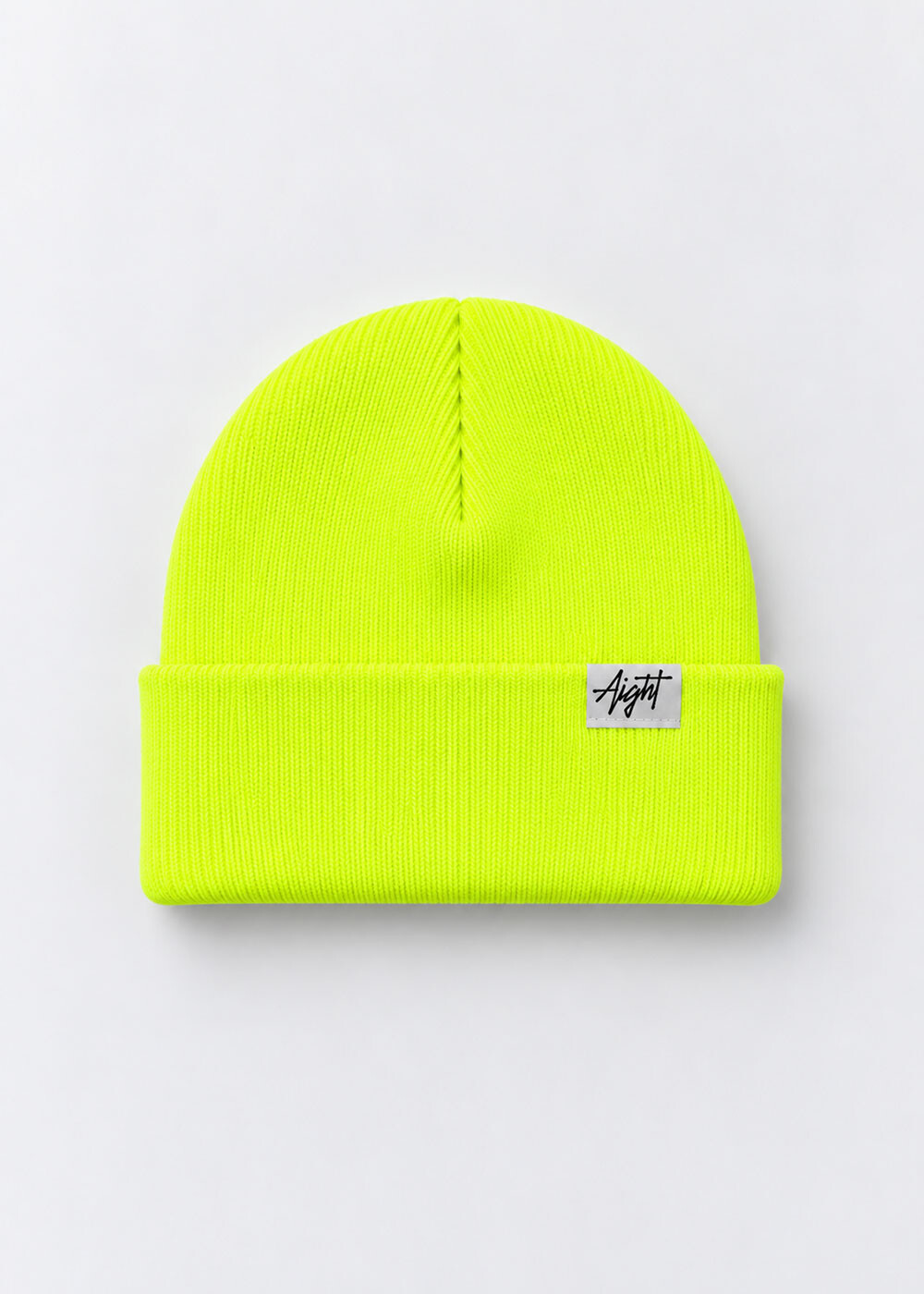 Aight* Beanie - "Tag" yellow fluoreszenz