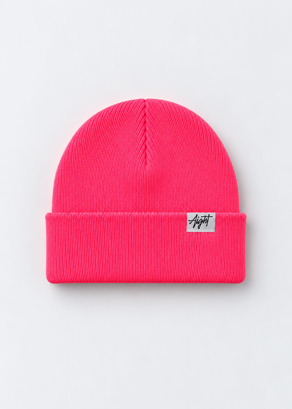 Aight* Beanie - "Tag" pink fluoreszenz