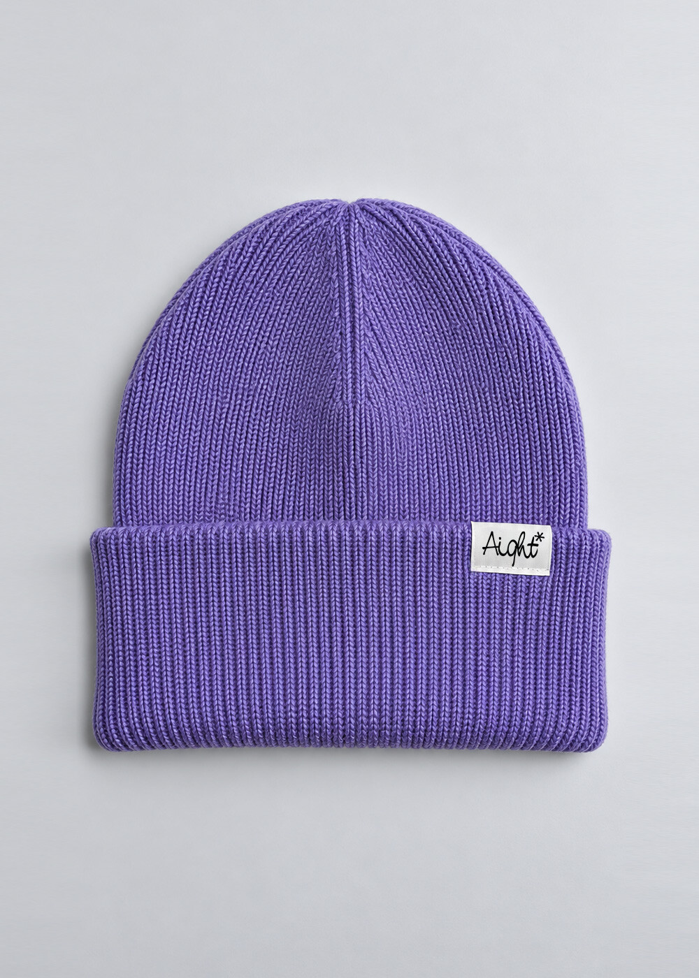 Aight* Knit Beanie - "OG" purple