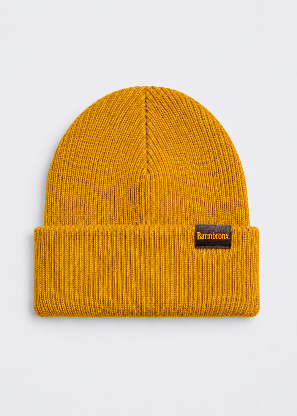 Aight* Knit Beanie - "Barmbronx" mustard