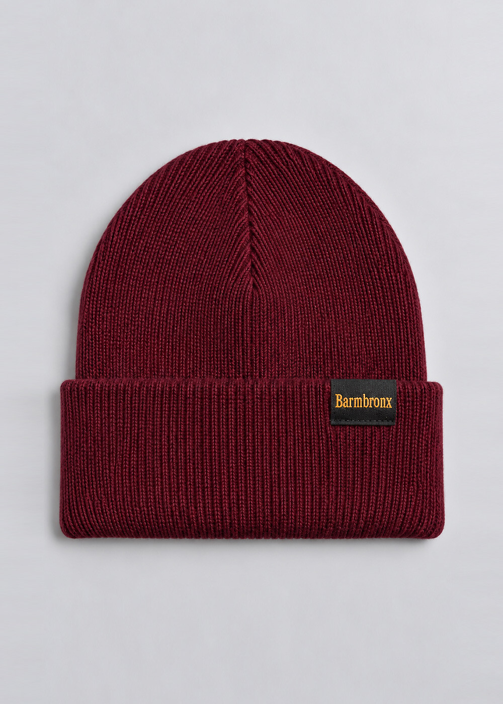 Aight* Knit Beanie - "Barmbronx" burgundy