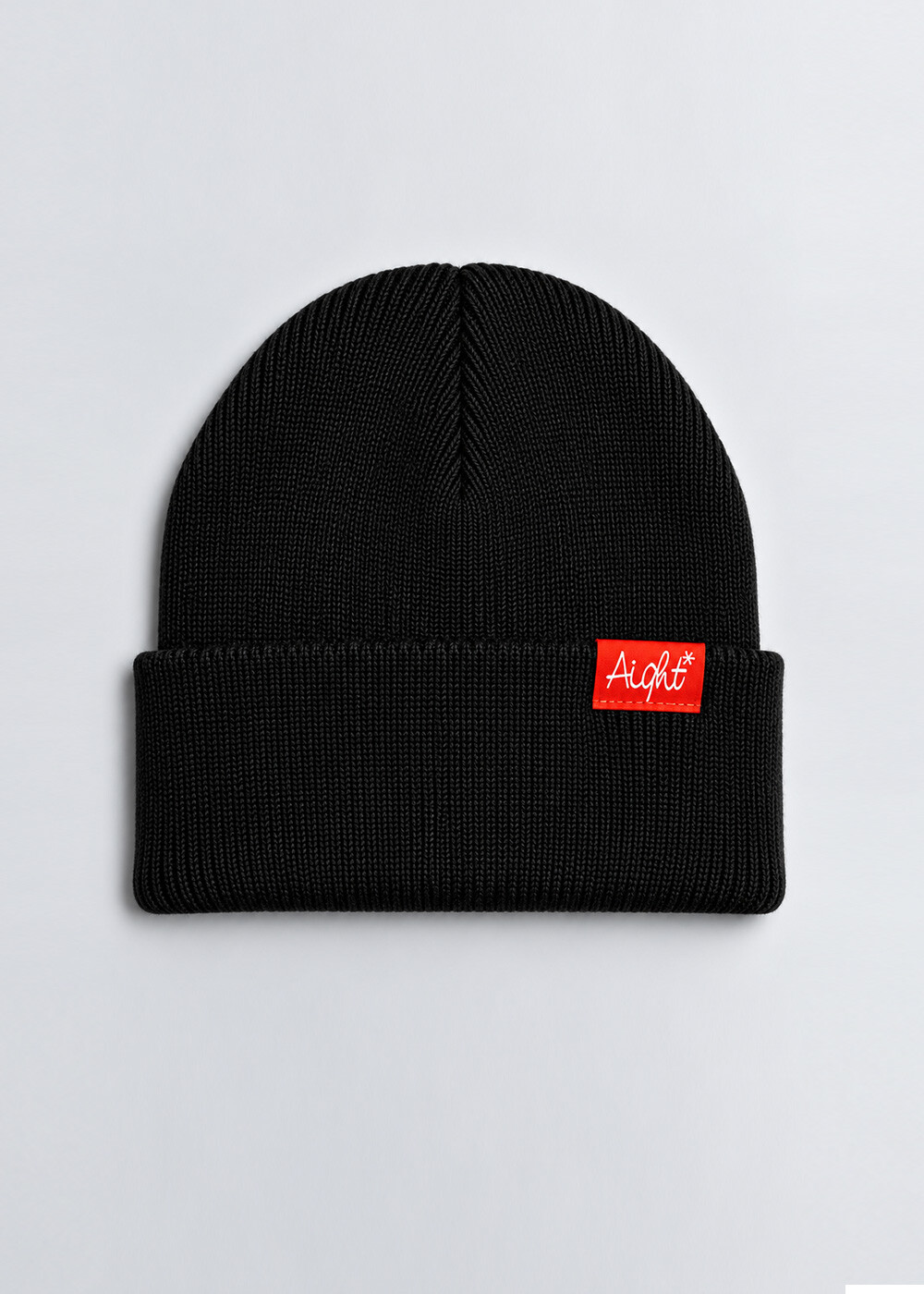 Aight* Beanie - "OG RED Loop" black