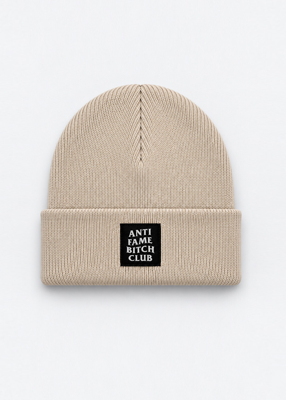 Aight* Beanie - "Anti Fame Bitch Club" sand
